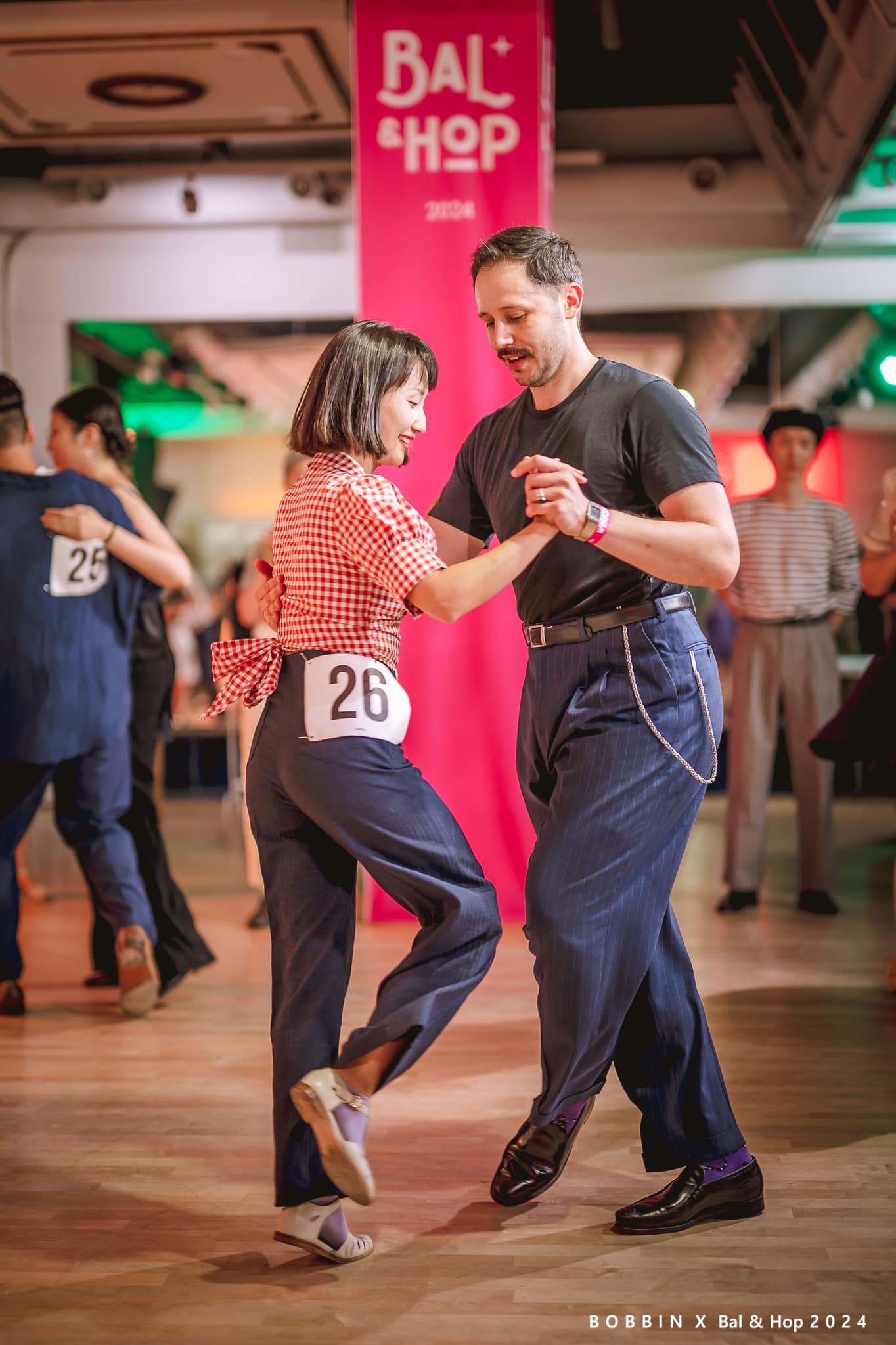 Nick dancing at Bal & Hop 2024