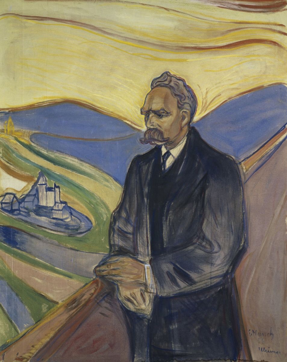 Nietzsche portrait by Edvard Munch