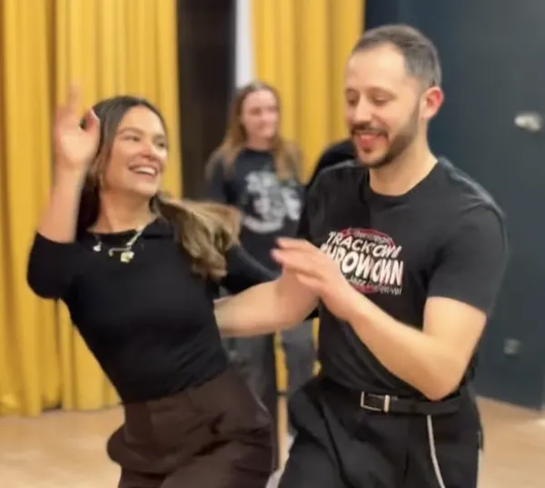 Teaching shag at What A Jazz with Eglė